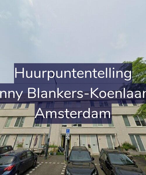 Foto gevel Huurpuntentelling voor Fanny Blankers-Koenlaan 4, Amsterdam
