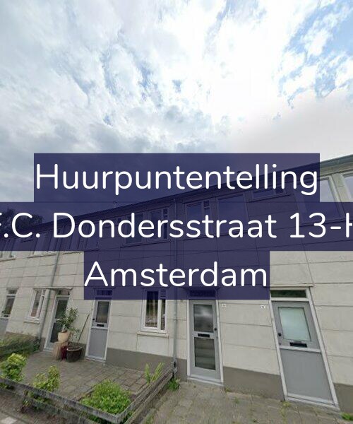 Foto gevel Huurpuntentelling voor F.C. Dondersstraat 13-H, Amsterdam