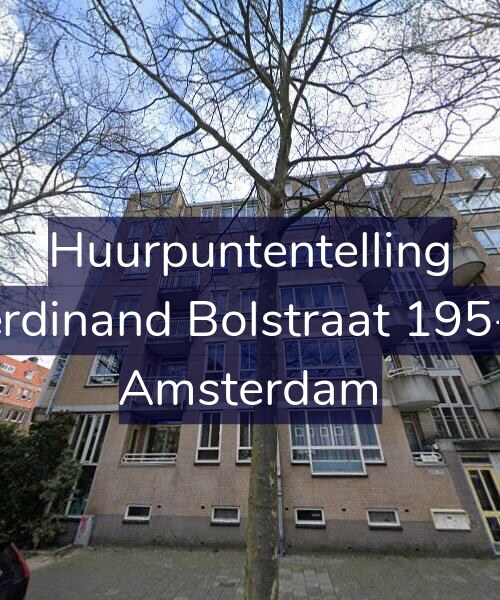 Foto gevel Huurpuntentelling voor Ferdinand Bolstraat 195-D, Amsterdam
