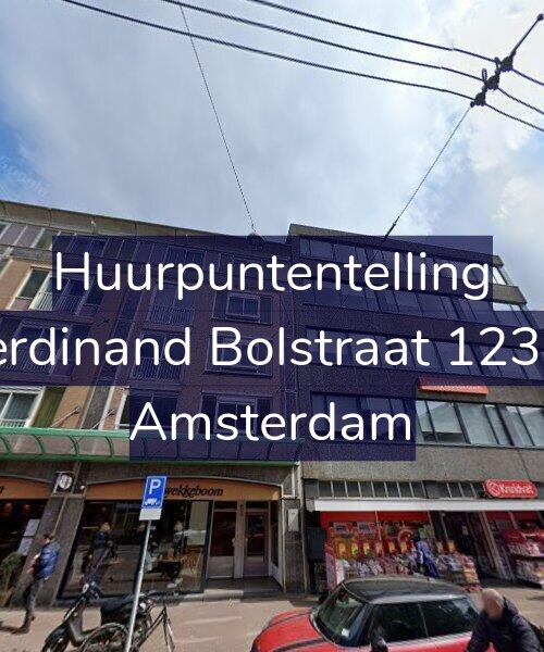 Foto gevel Huurpuntentelling voor Ferdinand Bolstraat 123-F, Amsterdam