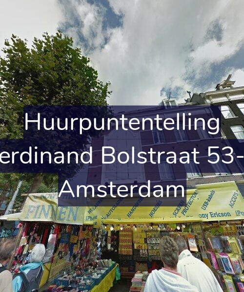 Foto gevel Huurpuntentelling voor Ferdinand Bolstraat 53-1, Amsterdam