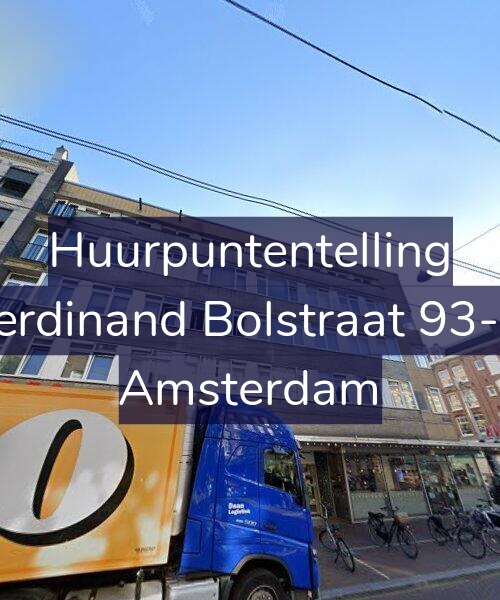 Foto gevel Huurpuntentelling voor Ferdinand Bolstraat 93-D, Amsterdam