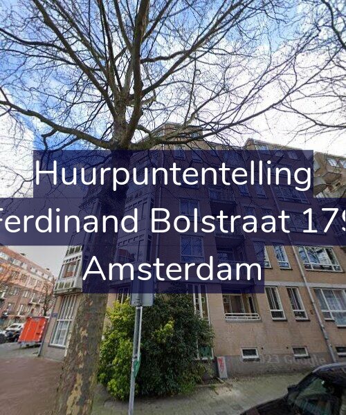 Foto gevel Huurpuntentelling voor Ferdinand Bolstraat 179, Amsterdam