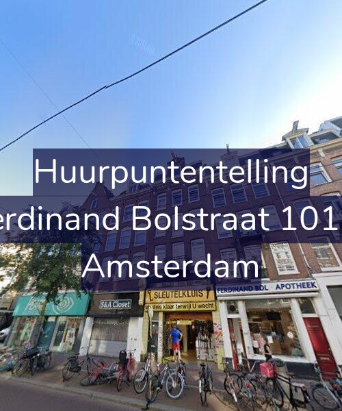 Foto gevel Huurpuntentelling voor Ferdinand Bolstraat 101-3, Amsterdam
