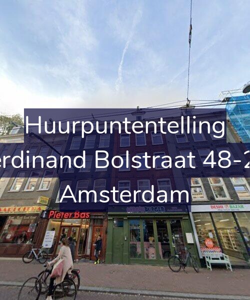 Foto gevel Huurpuntentelling voor Ferdinand Bolstraat 48-2A, Amsterdam