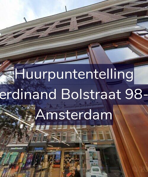 Foto gevel Huurpuntentelling voor Ferdinand Bolstraat 98-3, Amsterdam