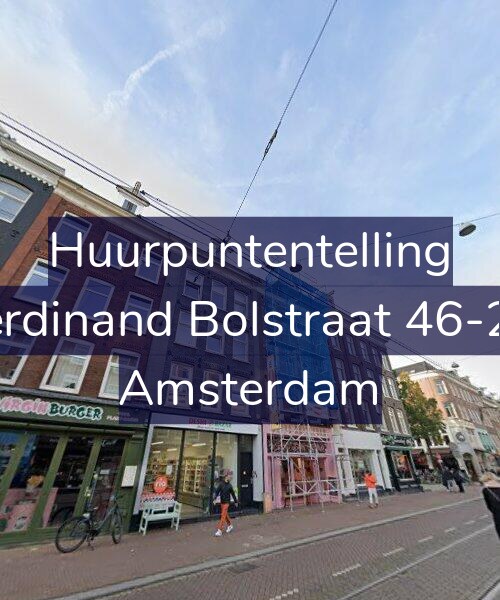 Foto gevel Huurpuntentelling voor Ferdinand Bolstraat 46-2A, Amsterdam