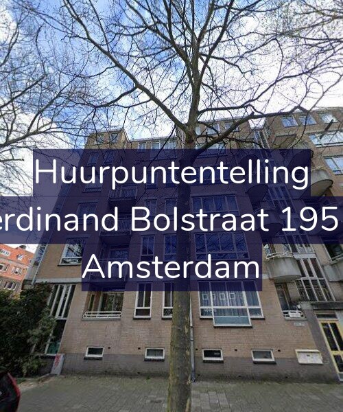 Foto gevel Huurpuntentelling voor Ferdinand Bolstraat 195-C, Amsterdam