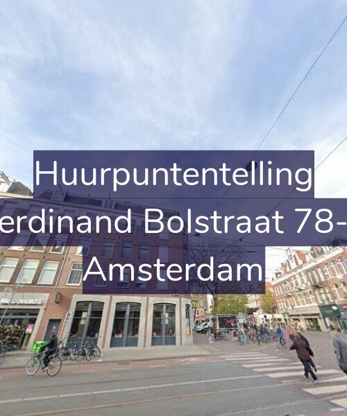 Foto gevel Huurpuntentelling voor Ferdinand Bolstraat 78-2, Amsterdam