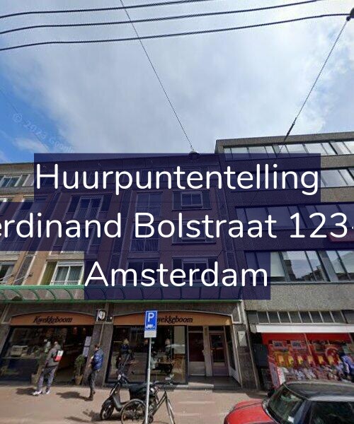 Foto gevel Huurpuntentelling voor Ferdinand Bolstraat 123-A, Amsterdam