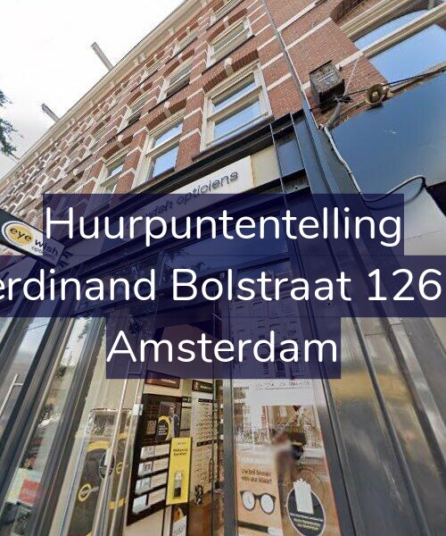 Foto gevel Huurpuntentelling voor Ferdinand Bolstraat 126-2, Amsterdam