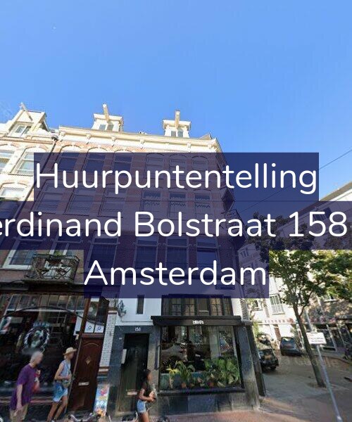 Foto gevel Huurpuntentelling voor Ferdinand Bolstraat 158-B, Amsterdam