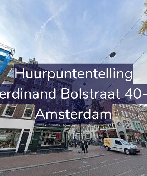 Foto gevel Huurpuntentelling voor Ferdinand Bolstraat 40-2, Amsterdam