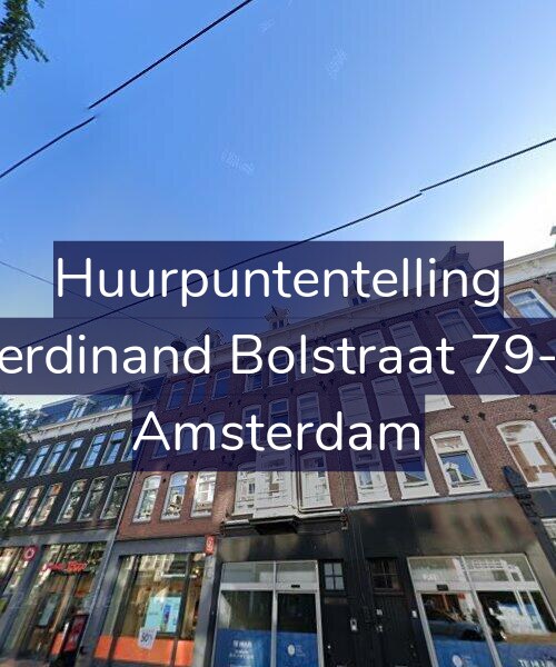 Foto gevel Huurpuntentelling voor Ferdinand Bolstraat 79-2, Amsterdam
