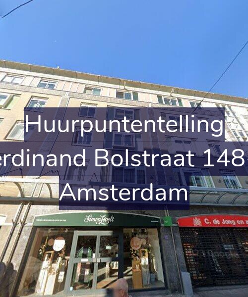 Foto gevel Huurpuntentelling voor Ferdinand Bolstraat 148-C, Amsterdam