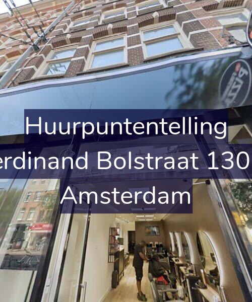 Foto gevel Huurpuntentelling voor Ferdinand Bolstraat 130-1, Amsterdam