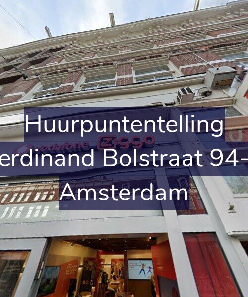 Foto gevel Huurpuntentelling voor Ferdinand Bolstraat 94-3, Amsterdam