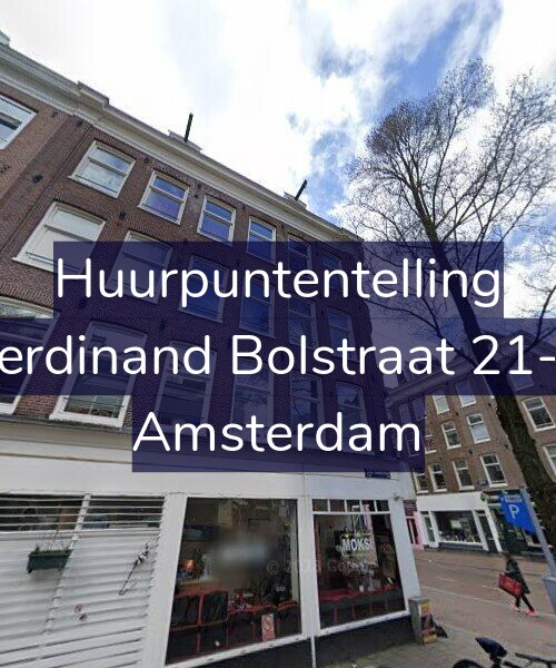Foto gevel Huurpuntentelling voor Ferdinand Bolstraat 21-3, Amsterdam