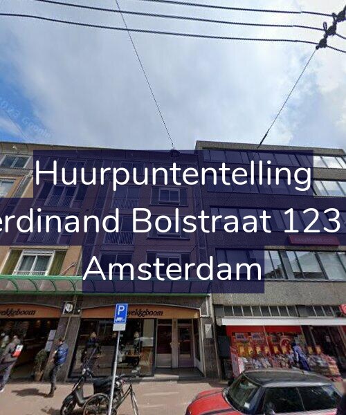 Foto gevel Huurpuntentelling voor Ferdinand Bolstraat 123-B, Amsterdam