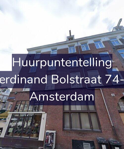 Foto gevel Huurpuntentelling voor Ferdinand Bolstraat 74-3, Amsterdam