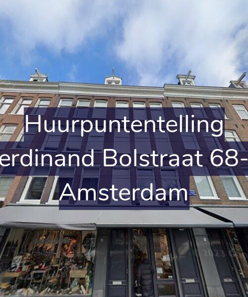 Foto gevel Huurpuntentelling voor Ferdinand Bolstraat 68-3, Amsterdam