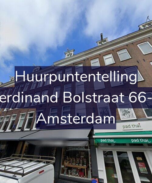 Foto gevel Huurpuntentelling voor Ferdinand Bolstraat 66-2, Amsterdam