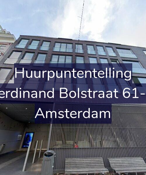 Foto gevel Huurpuntentelling voor Ferdinand Bolstraat 61-D, Amsterdam