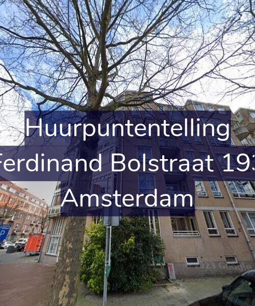 Foto gevel Huurpuntentelling voor Ferdinand Bolstraat 193, Amsterdam