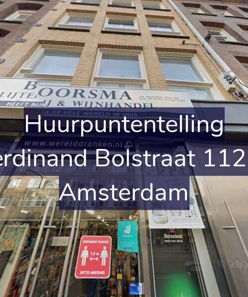 Foto gevel Huurpuntentelling voor Ferdinand Bolstraat 112-4, Amsterdam