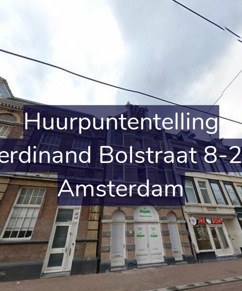 Foto gevel Huurpuntentelling voor Ferdinand Bolstraat 8-2B, Amsterdam