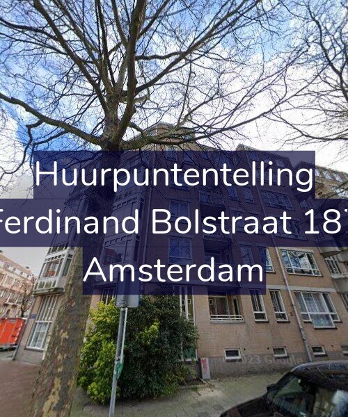 Foto gevel Huurpuntentelling voor Ferdinand Bolstraat 187, Amsterdam