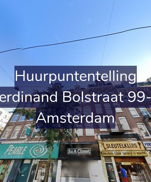 Foto gevel Huurpuntentelling voor Ferdinand Bolstraat 99-3, Amsterdam