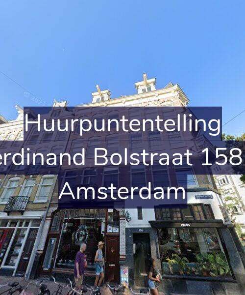 Foto gevel Huurpuntentelling voor Ferdinand Bolstraat 158-K, Amsterdam