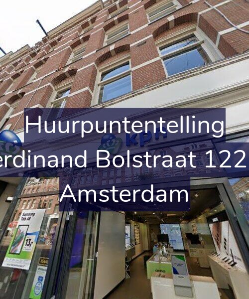 Foto gevel Huurpuntentelling voor Ferdinand Bolstraat 122-2, Amsterdam