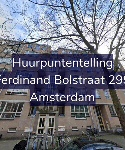 Foto gevel Huurpuntentelling voor Ferdinand Bolstraat 299, Amsterdam