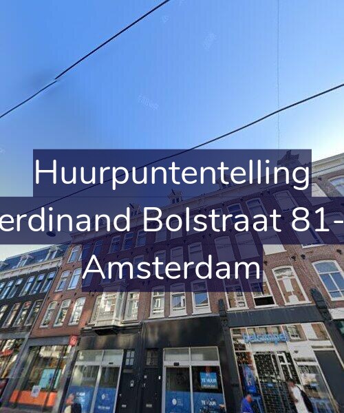Foto gevel Huurpuntentelling voor Ferdinand Bolstraat 81-3, Amsterdam
