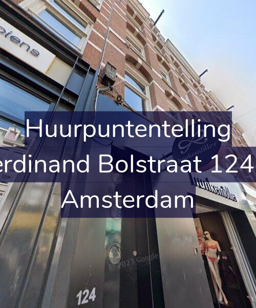 Foto gevel Huurpuntentelling voor Ferdinand Bolstraat 124-1, Amsterdam