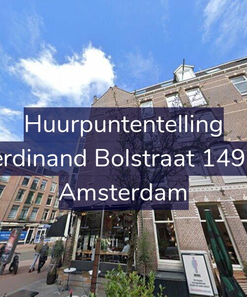 Foto gevel Huurpuntentelling voor Ferdinand Bolstraat 149-1, Amsterdam