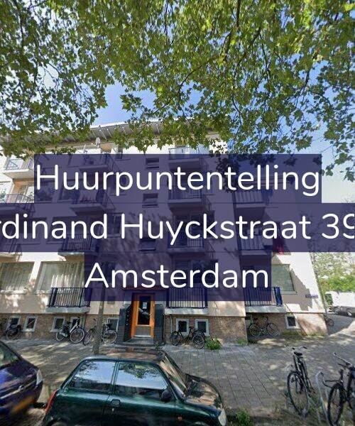 Foto gevel Huurpuntentelling voor Ferdinand Huyckstraat 39-H, Amsterdam