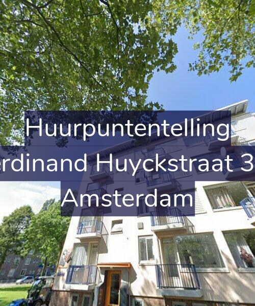 Foto gevel Huurpuntentelling voor Ferdinand Huyckstraat 3-3, Amsterdam
