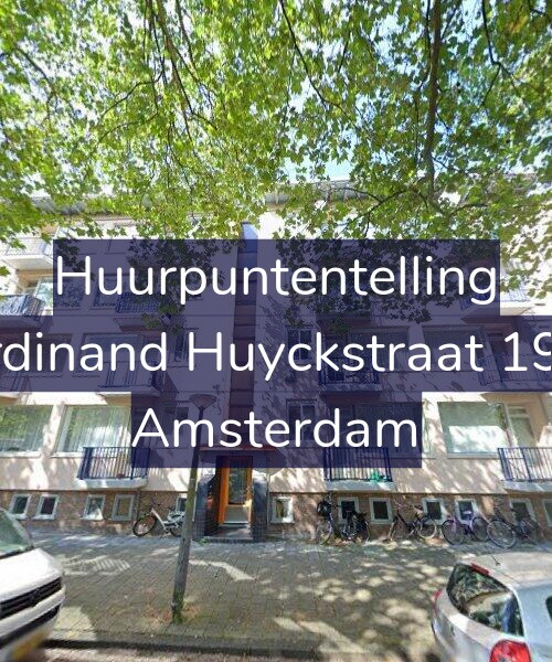 Foto gevel Huurpuntentelling voor Ferdinand Huyckstraat 19-H, Amsterdam