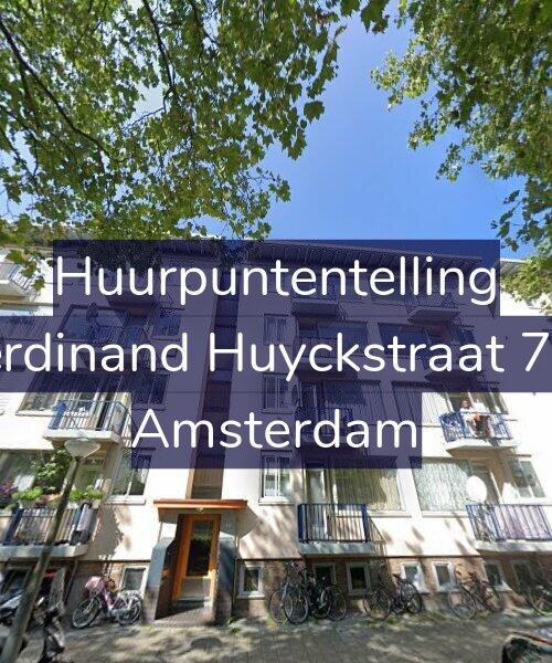 Foto gevel Huurpuntentelling voor Ferdinand Huyckstraat 7-1, Amsterdam