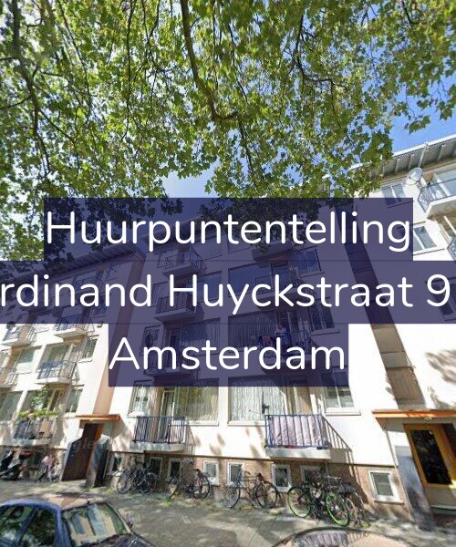 Foto gevel Huurpuntentelling voor Ferdinand Huyckstraat 9-H, Amsterdam