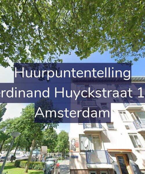 Foto gevel Huurpuntentelling voor Ferdinand Huyckstraat 1-2, Amsterdam