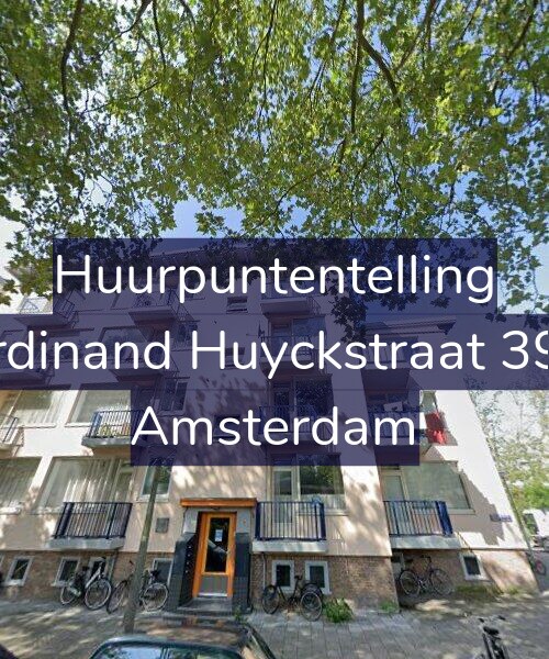 Foto gevel Huurpuntentelling voor Ferdinand Huyckstraat 39-1, Amsterdam