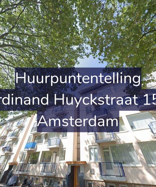 Foto gevel Huurpuntentelling voor Ferdinand Huyckstraat 15-3, Amsterdam
