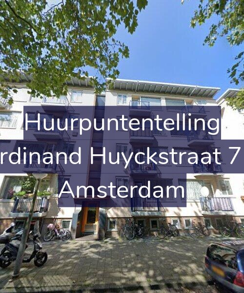 Foto gevel Huurpuntentelling voor Ferdinand Huyckstraat 7-H, Amsterdam