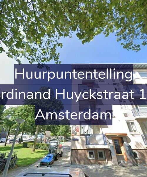 Foto gevel Huurpuntentelling voor Ferdinand Huyckstraat 1-1, Amsterdam
