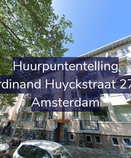 Foto gevel Huurpuntentelling voor Ferdinand Huyckstraat 27-1, Amsterdam