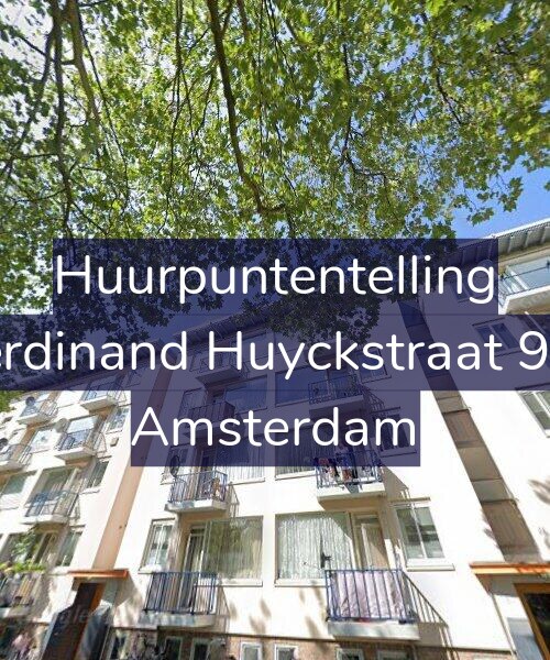 Foto gevel Huurpuntentelling voor Ferdinand Huyckstraat 9-2, Amsterdam